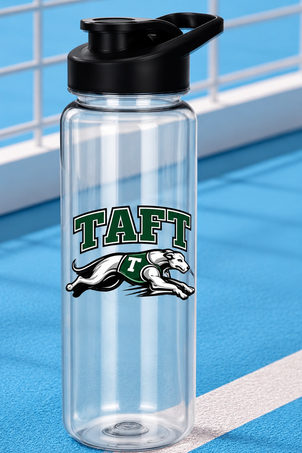 24oz Clear Water Bottle-Greyhounds