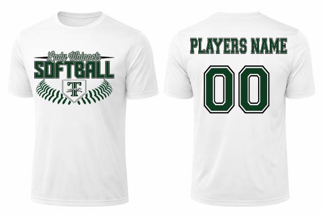 Adult Taft Whippets Softball Fan Shirt