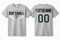 Toddler Taft Girls Softball Fan Shirt