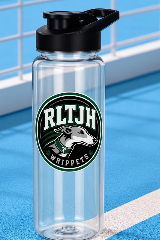 24oz Clear Water Bottle-Whippets